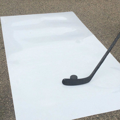 tablero sintético portátil del entrenamiento del hockey sobre hielo de la autolubricación UHMWPE de los pies 4x8