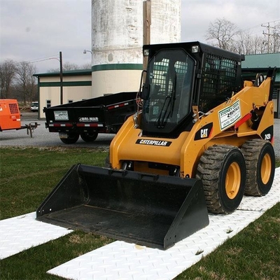 los 4ft. W X los 8ft. L protección de tierra Mats Clear del HDPE de Diamond Plate Tread Design