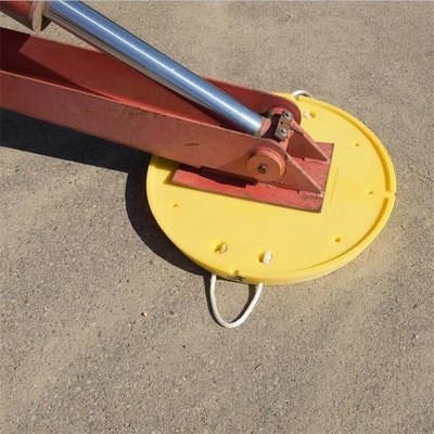 Desgaste durable - camión plástico Mat Outrigger Leg Support Pads del HDPE redondo resistente
