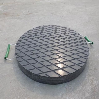El soporte temporal portátil de la ronda del HDPE rellena los cojines plásticos del pie del camión móvil