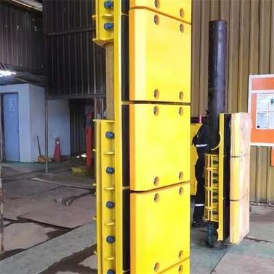 Tablero del panel plástico de la defensa de la nave del cono del muelle de UHMWPE para los cojines de la protección del barco del puerto