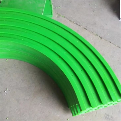 El PE trabajó a máquina el carril de guía del transportador de las piezas que UHMWPE plástico curvó la pista de la diapositiva de la pista