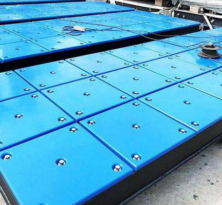 Muestra gratuita de la placa de protección de embarcaciones de muelle UHMWPE panel de guardabarros PE