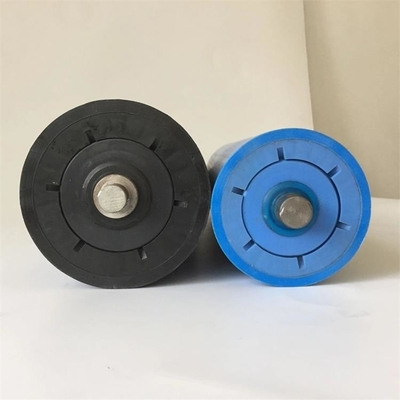 Rodillos plásticos de encargo del transportador del tamaño UHMWPE que manejan el rodamiento de rodillos de guía
