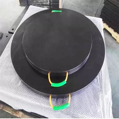 El soporte redondo rellena los cojines plásticos del pie del camión móvil temporal portátil del HDPE