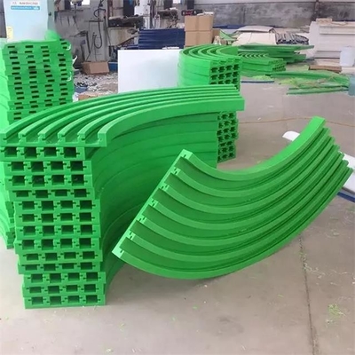 Carril de cadena plástico de la pista de la guía del transportador de ranura de la tira de desgaste del polietileno T UHMWPE