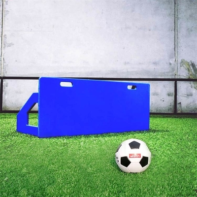 Tableros resistentes de entrenamiento portátiles del rebote del fútbol del HDPE de la placa de los plásticos azules