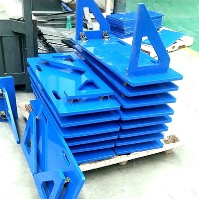 Tableros resistentes de entrenamiento portátiles del rebote del fútbol del HDPE de la placa de los plásticos azules