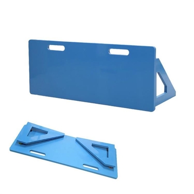 Tableros resistentes de entrenamiento portátiles del rebote del fútbol del HDPE de la placa de los plásticos azules