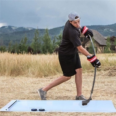 tablero sintético portátil del entrenamiento del hockey sobre hielo de la autolubricación UHMWPE de los pies 4x8