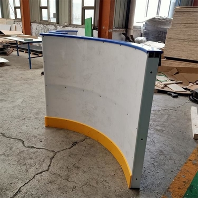 La barrera plástica Dasher de Floorball del HDPE sube al sistema para los accesorios de la pista de patinaje