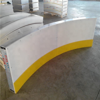 tablero portátil de Dasher de la pista del tiroteo del hockey de la barrera de la pista de hielo del plástico del HDPE de los pies 4x8