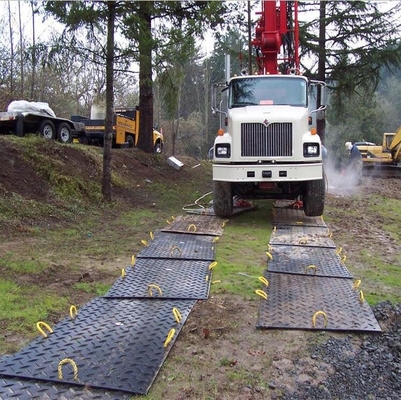 Camino temporal plástico de Mat Ground Protection Mats For de la pista de polietileno de 2×8 pie