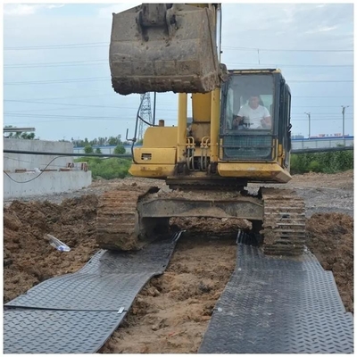 El HDPE molió las esteras plásticas del camino de Crane Truck Access Mat Construction de la protección