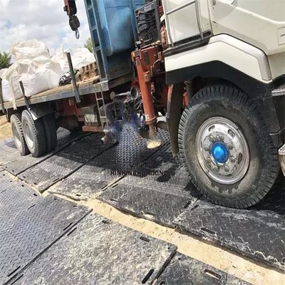 Esteras portátiles de Mat Hdpe Ground Protection Road de los caminos del piso plástico duro