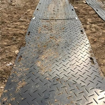 esteras de tierra temporales plásticas ligeras del pantano del HDPE de las esteras de la protección del resbalón anti de los 4X8ft