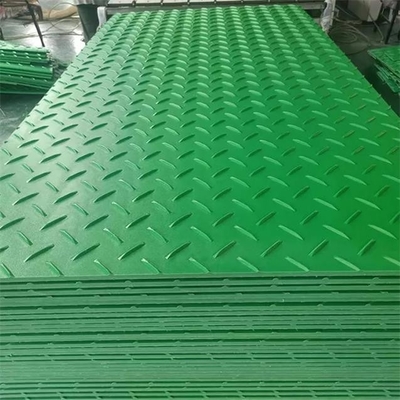 Los caminos plásticos verdes durables de la tierra del HDPE hunden a Mat For Excavators Construction