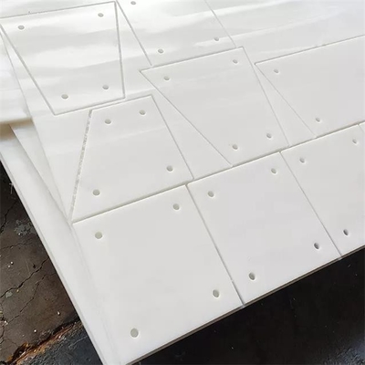 Desgaste blanco - hoja resistente del trazador de líneas de UHMWPE para el grano de acero Silo de Silo que alinea al tablero