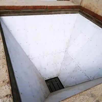 Desgaste blanco - hoja resistente del trazador de líneas de UHMWPE para el grano de acero Silo de Silo que alinea al tablero