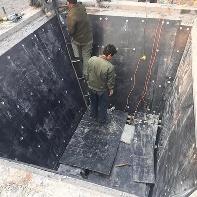 La central térmico negra pulverizó el tablero de la guarnición del polímero de la arcón de carbón de UHMWPE