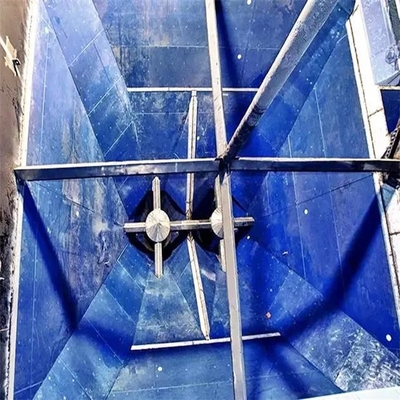 Uno mismo que lubrica la hoja plástica azul del trazador de líneas de la arcón de carbón de los silos de la propiedad UHMWPE