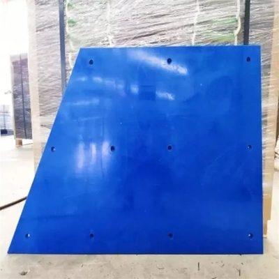 Uno mismo que lubrica la hoja plástica azul del trazador de líneas de la arcón de carbón de los silos de la propiedad UHMWPE