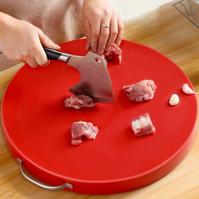 Tajadera plástica amistosa de polietileno de la ronda de la carne de Eco de la cocina con la manija