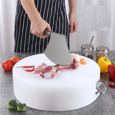 Tajadera plástica amistosa de polietileno de la ronda de la carne de Eco de la cocina con la manija