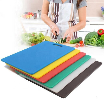 Tabla de cortar coloreada que taja plástica personalizada casera de polietileno del HDPE de la cocina