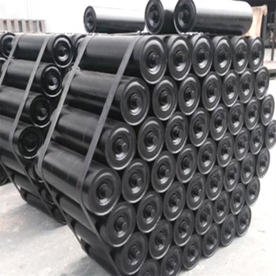Rueda loca azul del rodillo del transportador de correa de UHMWPE para el rodillo minero del transportador de correa