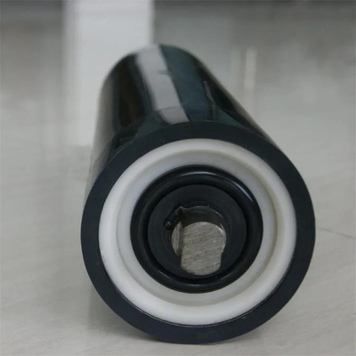 Rueda loca azul del rodillo del transportador de correa de UHMWPE para el rodillo minero del transportador de correa