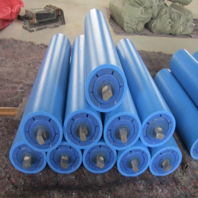 Lleve - el rodillo loco ligero resistente de UHMWPE para el transportador de correa carbonífero de los puertos