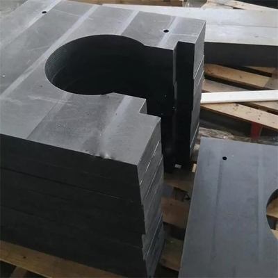 Tablero boratado plástico del boro de la hoja del polietileno de la ingeniería UHMWPE con boro del 5%