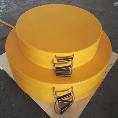 Desgaste durable - camión plástico Mat Outrigger Leg Support Pads del HDPE redondo resistente