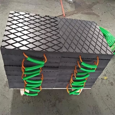 El soporte del HDPE de Crane Mats rellena el cojín plástico de la distribución de carga de polietileno