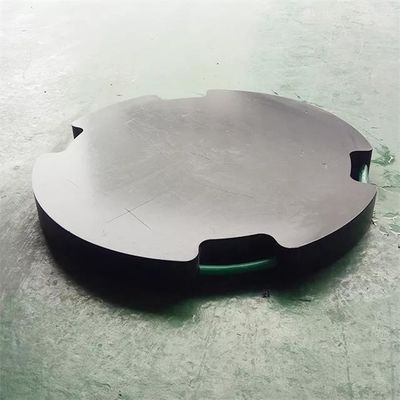 Camión antirresbaladizo plástico redondo portátil Crane Outrigger Pad de polietileno de 48 pulgadas