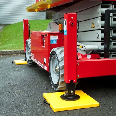 Remolque plástico Jack Plate del HDPE de Crane Outrigger Pads de la bomba de polietileno de alta densidad