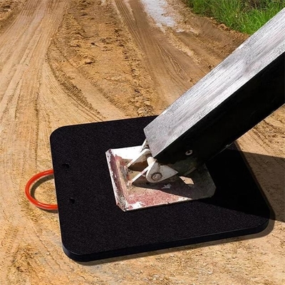 El soporte modificado para requisitos particulares del HDPE de Crane Outrigger Pads del cuadrado rellena el bloque plástico del espaciador