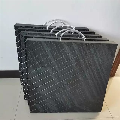 la pierna del estabilizador del área del cojín del soporte de la seguridad del HDPE de 500x500m m rellena a Crane Foot Pads