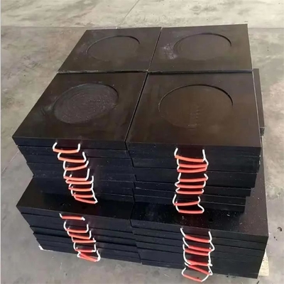 Durmiente compuesto Jack Mats de Crane Pads PE Cribbing del bloque del soporte del polietileno