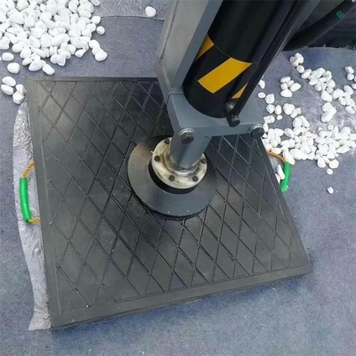 la pierna del estabilizador del área del cojín del soporte de la seguridad del HDPE de 500x500m m rellena a Crane Foot Pads