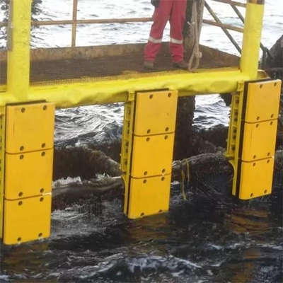 Cojín plástico de la defensa de la cara de la esquina de la nave del panel de delante UHMWPE de la construcción dura del muelle