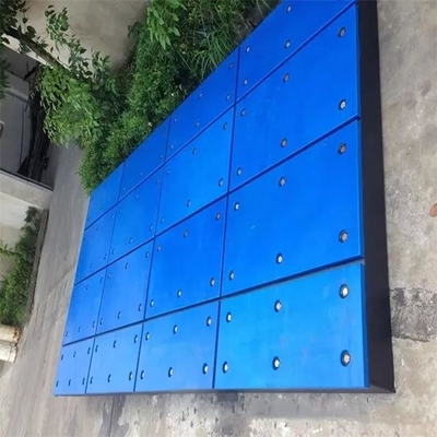 Cojín anticolisión azul del almacenador intermediario del muelle de Marine Fender Face Pad UHMWPE del barco plástico