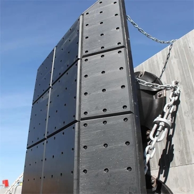 Tableros de parachoques plásticos anticolisión del muelle de Marine Fender Face Pad For de polietileno