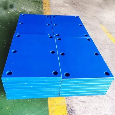 Defensas portuarias abiertas del arco de la célula compuesta azul de UHMWPE para Marine Fenders de goma