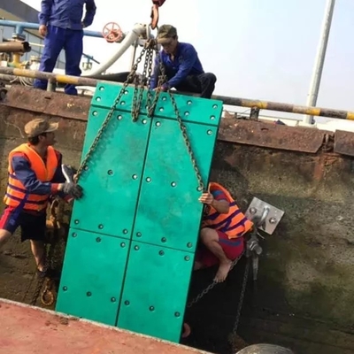 El panel plástico de la defensa del HDPE anti de la corrosión que hace frente a tableros de la protección del amortiguador del muelle del cojín