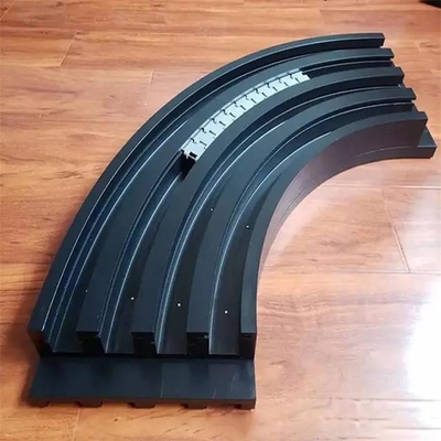 Carril de cadena magnético modificado para requisitos particulares de la pista de la guía de la curva UHMWPE del polietileno de la curva