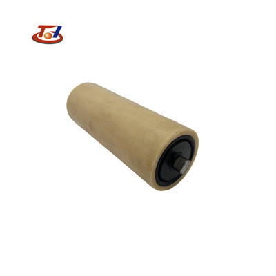 Altos rodillos locos plásticos de vuelta del transportador del negro UHMWPE del rendimiento que cuidan