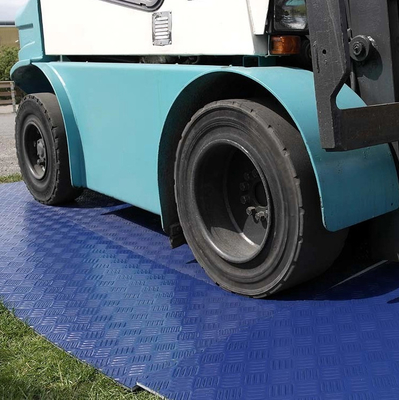 Hdpe Uhmwpe 12,7 mm de plástico de protección del suelo alfombras hoja para la carretera temporal