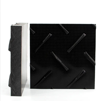 15 mm de espesor de plástico de protección del suelo 4x8 láminas con textura para obras civiles